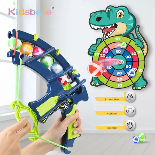 Kids Sticky Dartboard Toy Set – Dinosaur & Elephant Theme Luxe Aura Elegant