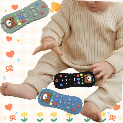 Luxe Aura Remote Control Silicone Teether – Safe, Fun & amp; Comforting for Little Explorers