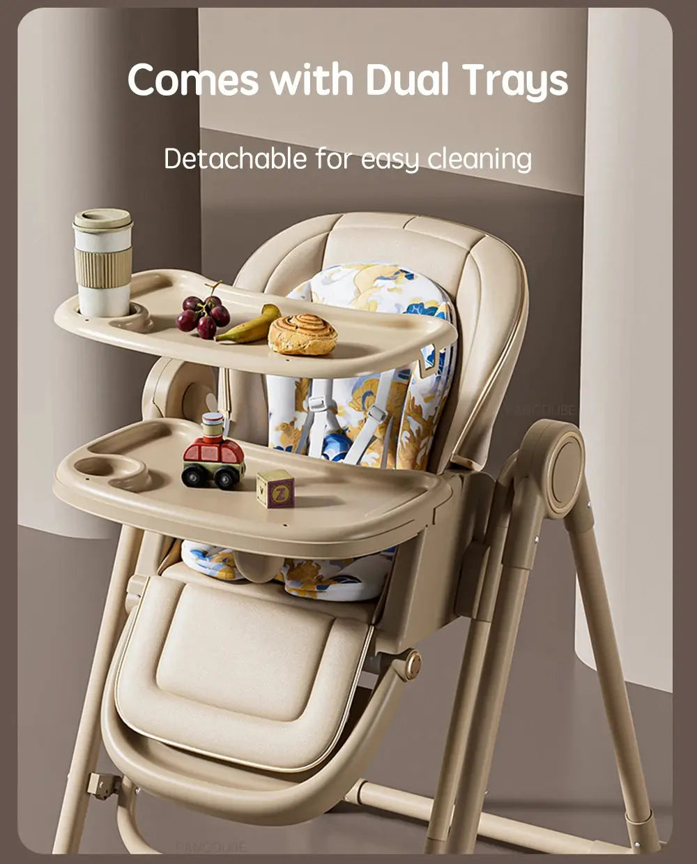 Luxe Aura 2-in-1 Convertible Baby High Chair & Rocker Luxe Aura Elegant