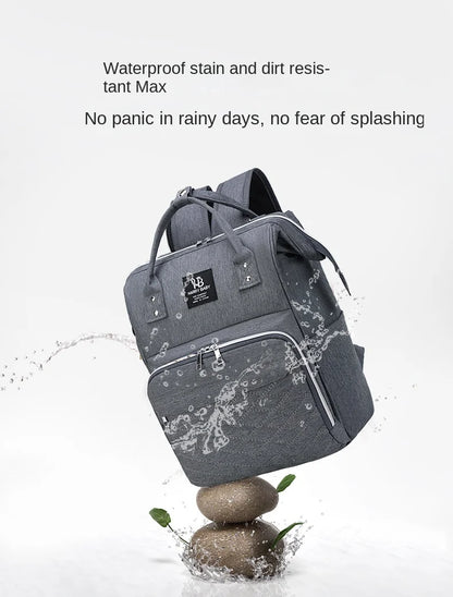 Luxe Aura Mommy Backpack – Large Baby Organiser Diaper Bag for Everyday Use