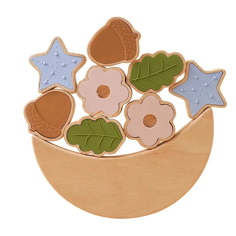 Luxe Aura Montessori Wooden Balance Board Luxe Aura Elegant