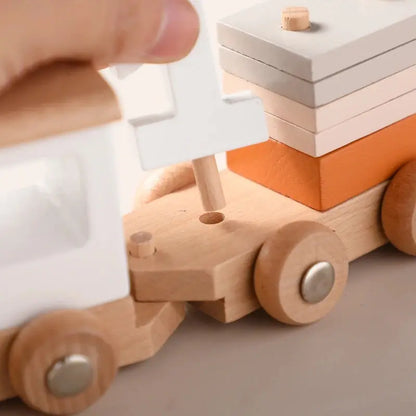 Montessori Toys Wooden Train Birthday Toy Baby Educational Toys Wooden Trolley Baby Learning Toys Number Of Wood Baby Toys Gifts Luxe Aura Elegant