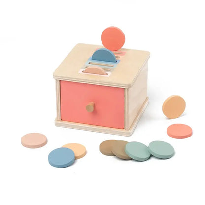 Montessori Wooden Shape Sorting Box – Learn, Play & Grow Naturally Luxe Aura Elegant
