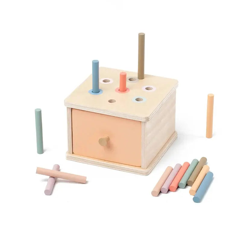Montessori Wooden Shape Sorting Box – Learn, Play & Grow Naturally Luxe Aura Elegant