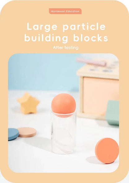 Montessori Wooden Shape Sorting Box – Learn, Play & Grow Naturally Luxe Aura Elegant