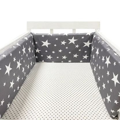 Baby Crib Bumper – Soft Cotton Comfort for Peaceful Sleep