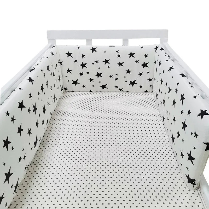Baby Crib Bumper – Soft Cotton Comfort for Peaceful Sleep