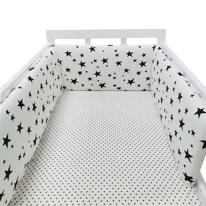 Baby Crib Bumper – Soft Cotton Comfort for Peaceful Sleep