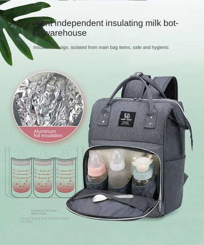 Luxe Aura Mommy Backpack – Large Baby Organiser Diaper Bag for Everyday Use