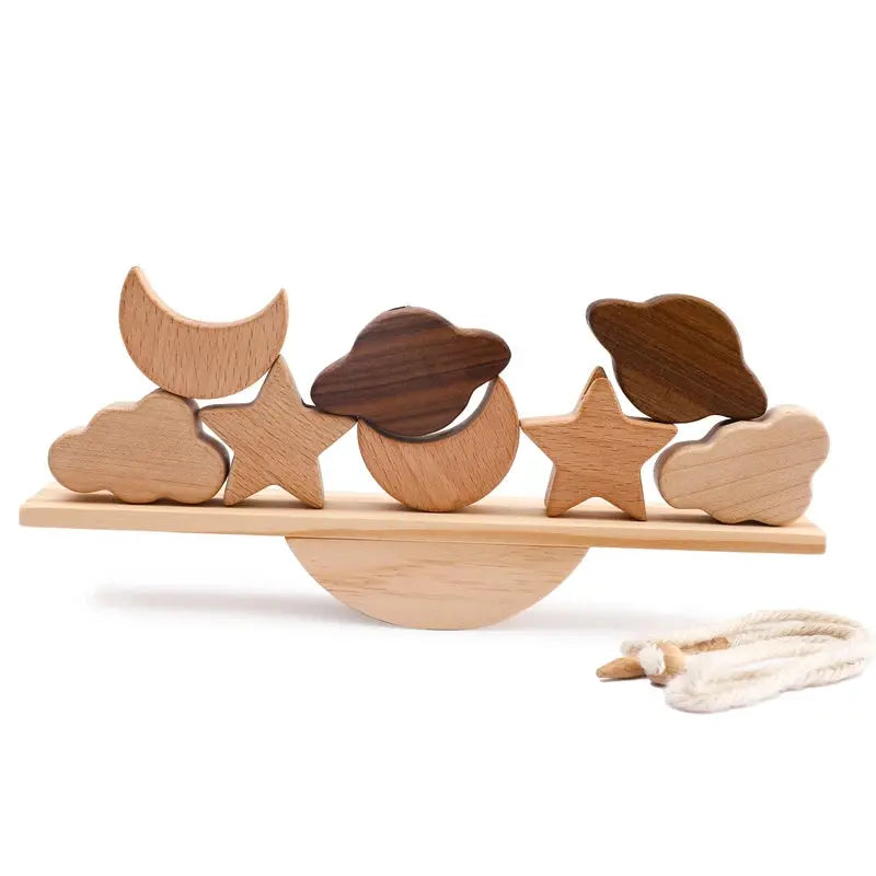 Luxe Aura Montessori Wooden Balance Board Luxe Aura Elegant