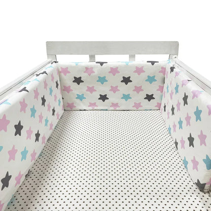 Baby Crib Bumper – Soft Cotton Comfort for Peaceful Sleep