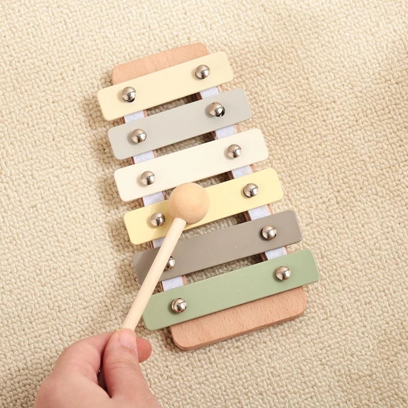 Classic Montessori Wooden Music Toy – Baby Xylophone Educational Set