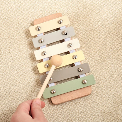 Classic Montessori Wooden Music Toy – Baby Xylophone Educational Set