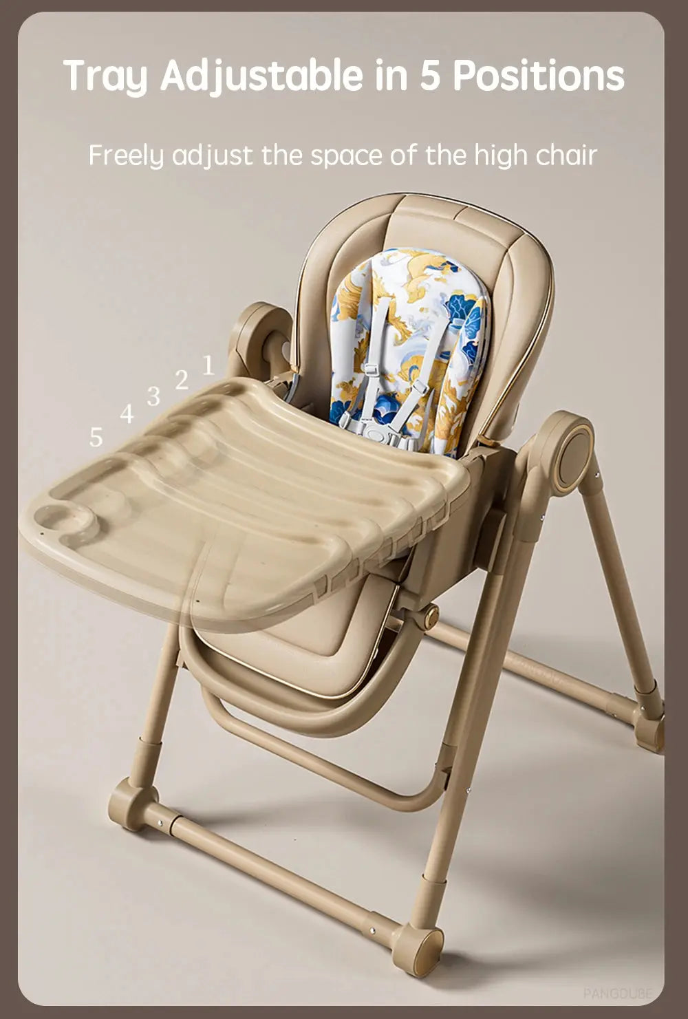 Luxe Aura 2-in-1 Convertible Baby High Chair & Rocker Luxe Aura Elegant