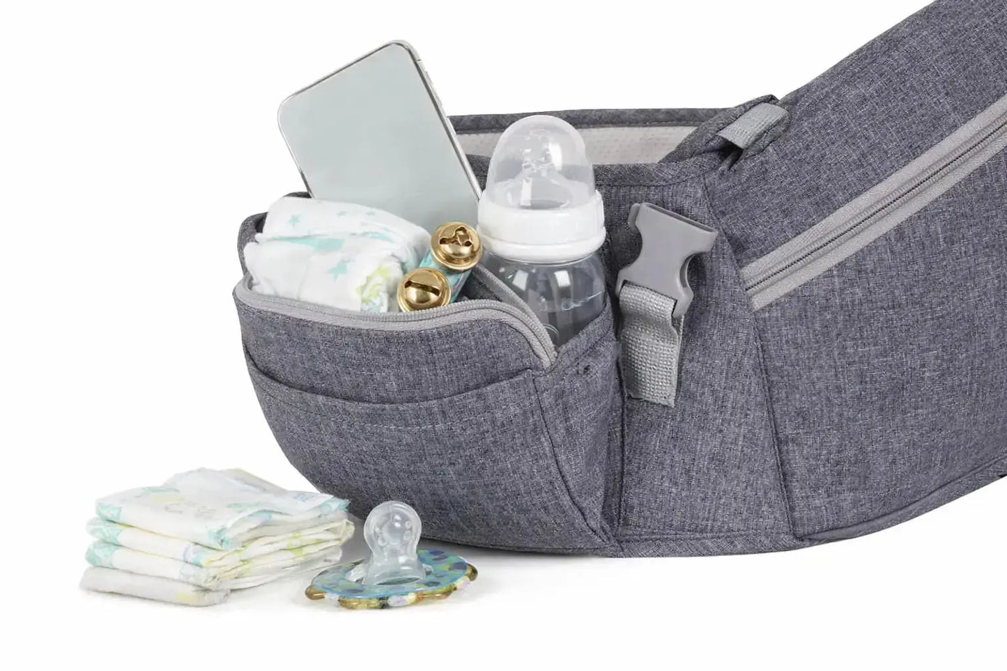 Luxe Aura Ergonomic Baby Carrier with Hip Seat – Comfort & Support Luxe Aura Elegant