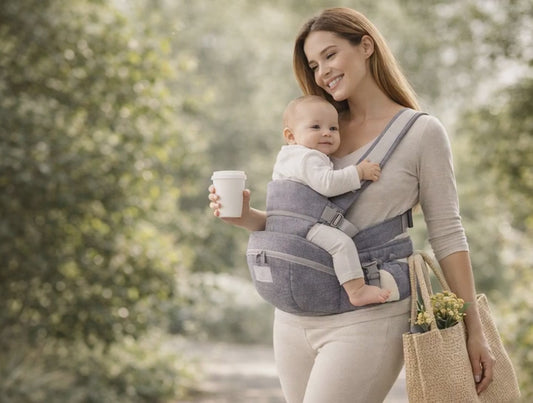 Porte-bébé ergonomique avec assise sur la hanche – Confort, soutien et liberté en un seul produit